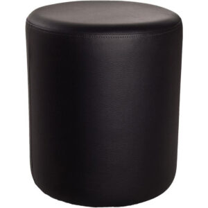 PUF Rund sort D38x45cm-