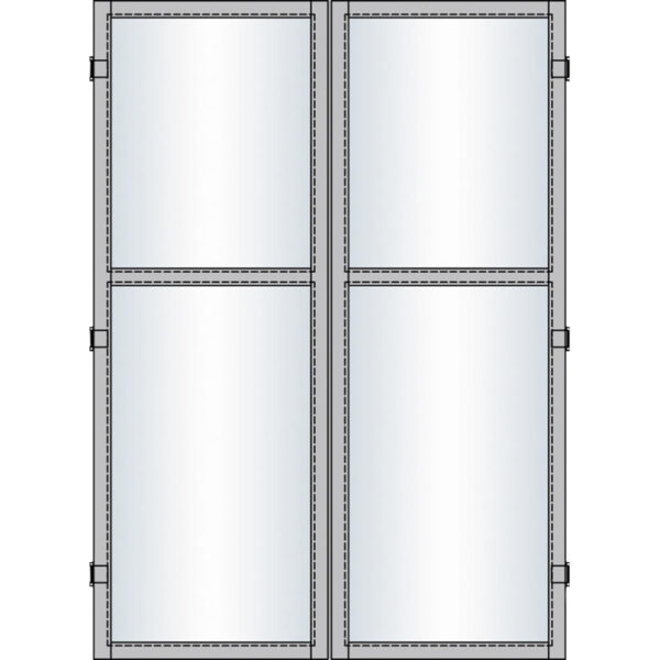 UP & DOWN modul dør dobb.200x195 cm-