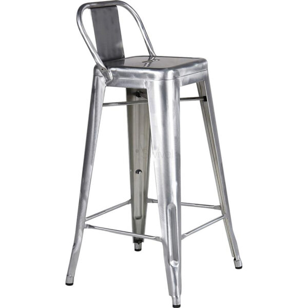 TOLIX H 75 barstol m ryg med sædehøjde 75cm-