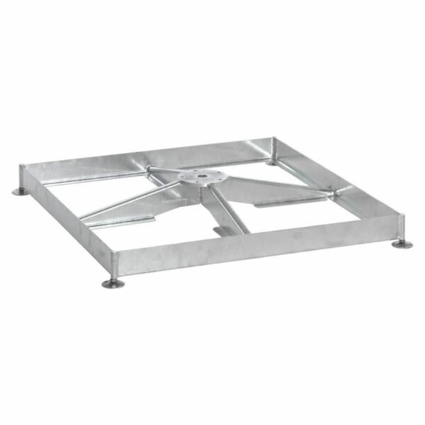 Flisefot M4 120kg Galvanisert stål