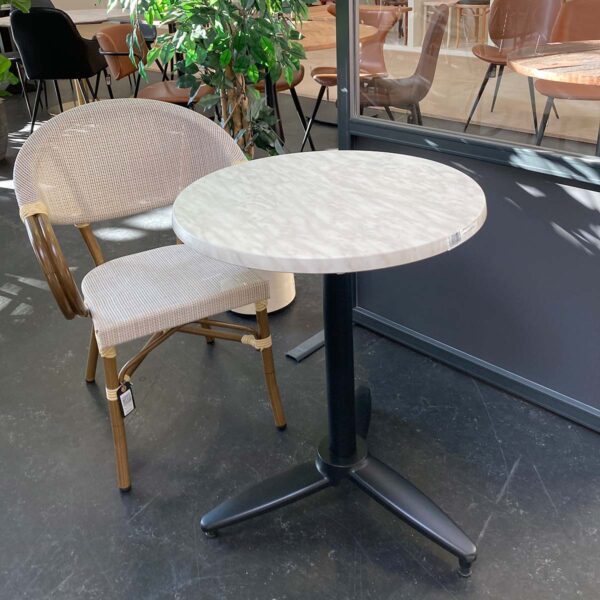 WERZALIT -  Marmorlook bordplade rund -