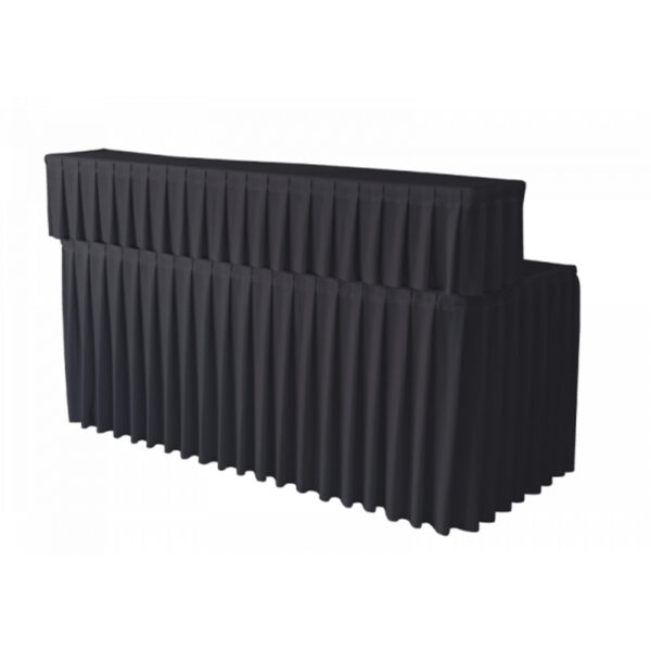 Zown Paramount plisse buffetcover - sort-