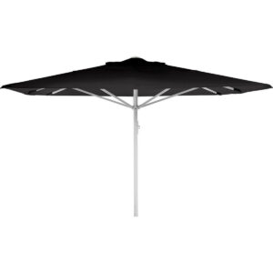 Kæmpeparasol 5x5m polyester u/frisekant-Kæmpeparasol 5x5m Polyester u/flap - Sort