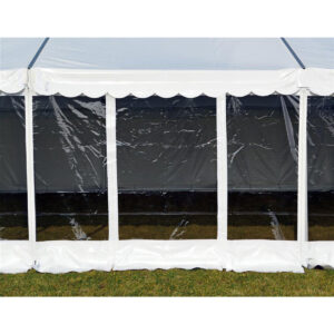 Side 2,2m hvid - kd/dør - panorama, Verseidag PVC-