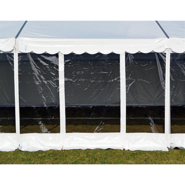 Side 2,2m hvid - kd/dør - panorama, Verseidag PVC-