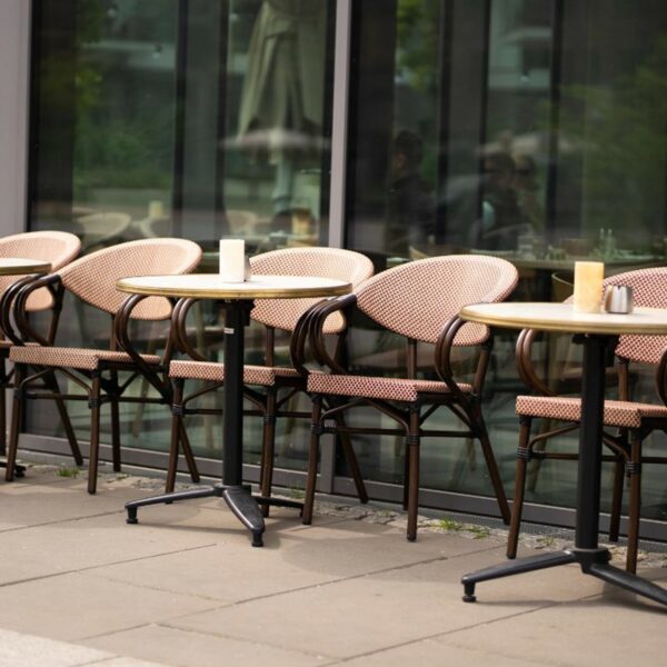 Paris 6 - Caféstol m. armlæn - Textylene-
