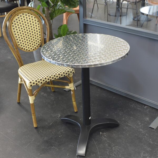 INOX bordplade - rund-