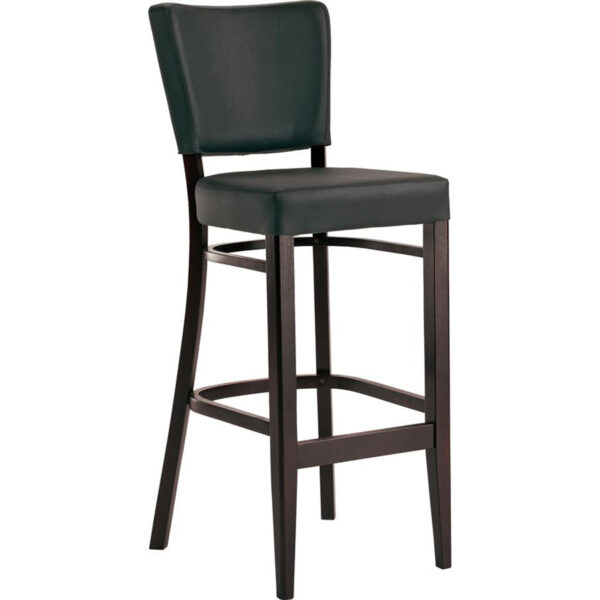 Madonna barstol med sædehøjde 80cm-Madonna barstol - WENGE/SORT
