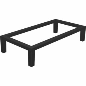 KONCEPT modulsofaunderstel 120cm-Sofaunderstel 120cm - SORT