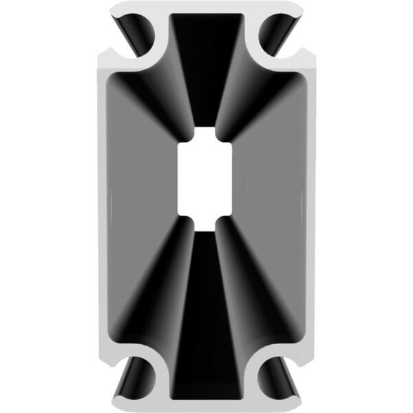 Spærstykke for 12m 4-spors - m/ekstra rille-