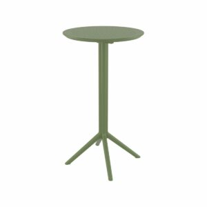 Sky barbord m/vip Ø60cm-Sky barbord m/vip Ø60cm - OLIVENGRØN