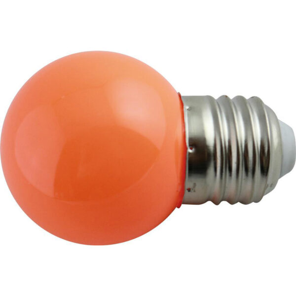 LED 1W Kronepære-LED 1W Kronepære - ORANGE
