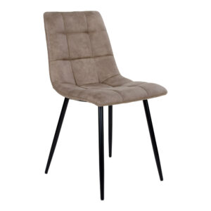 Marie stol -Marie stol  - SORT/LYSEBRUN MICROFIBER