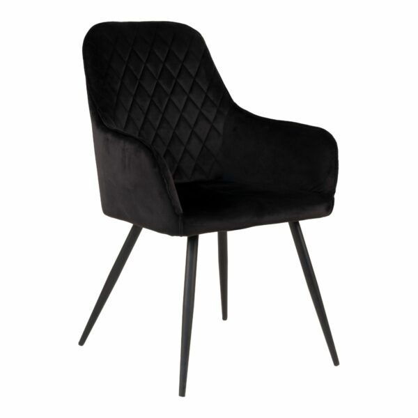 Mille stol-Mille stol  - SORT/SORT VELOUR