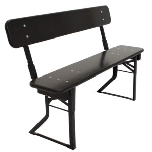 Brau balkon bænk 27x120 cm m. ryglæn-