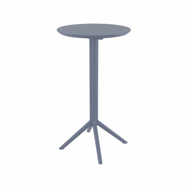 Sky barbord m/vip Ø60cm-Sky barbord m/vip Ø60cm - MØRKEGRÅ