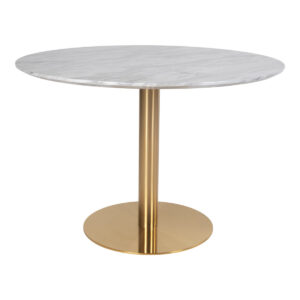 Balder - Cafébord-Balder Spisebord m. messing look - Ø110 CM