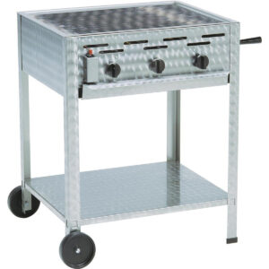 Gasgrill 3 blus m/rist 30-37mb - Komplet-