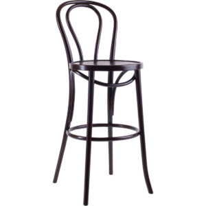 WINNIE barstol med sædehøjde 75cm-WINNIE barstol - WENGE BEJDSE