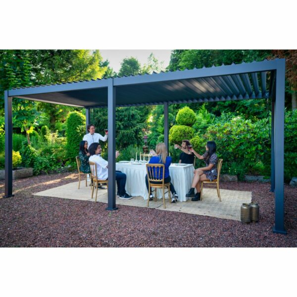 Mirador Pergola 3x6m, antracitgrå-
