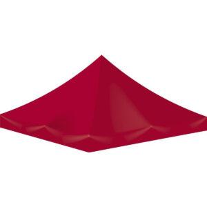 StandUp Tagdug 3x3m-StandUp Tagdug 3x3m - RØD