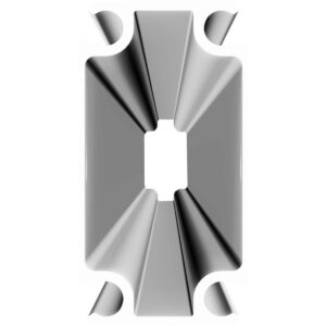 Spær gavl lang 2,2m 4-spors-