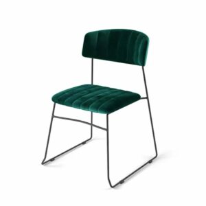 Mundo Stabelstol-MUNDO STABELSTOL - GRØN VELOUR
