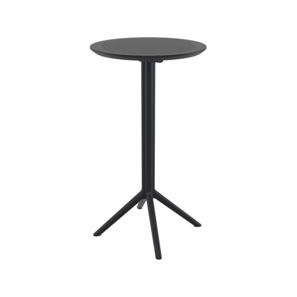 Sky barbord m/vip Ø60cm-Sky barbord m/vip Ø60cm - SORT
