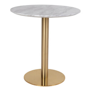 Balder - Cafébord-Balder Spisebord m. messing look - Ø70 CM