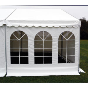 Side 2,2m hvid - kd/vind, Verseidag PVC-