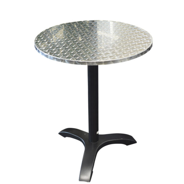 INOX bordplade - rund-