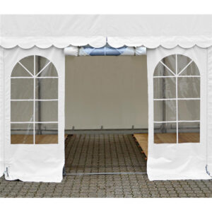 Side 2,2m hvid - lyn/dør/vind, Verseidag PVC-