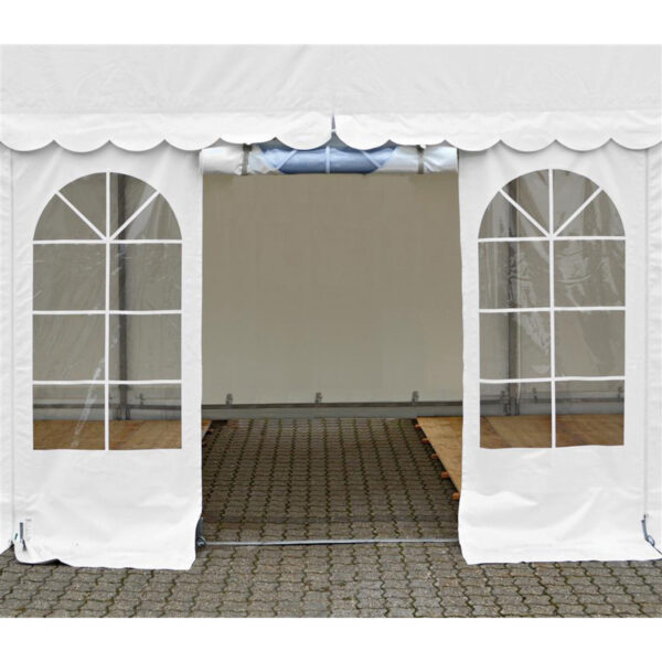 Side 2,2m hvid - lyn/dør/vind, Verseidag PVC-