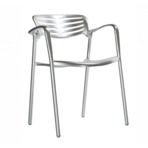 TOLEDO Armchair - sølv-