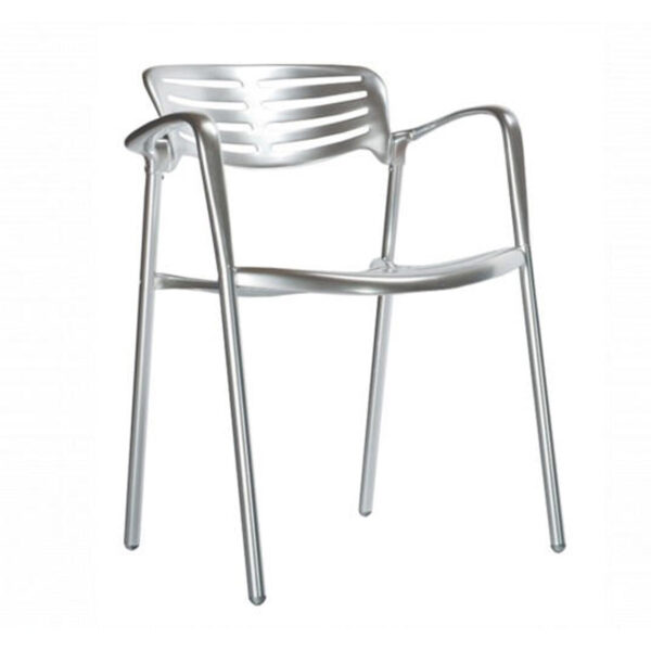 TOLEDO Armchair - sølv-