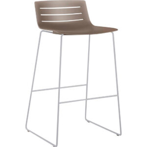 SKIN barstol med sædehøjde 73cm-SKIN barstol - CHOKOLADE