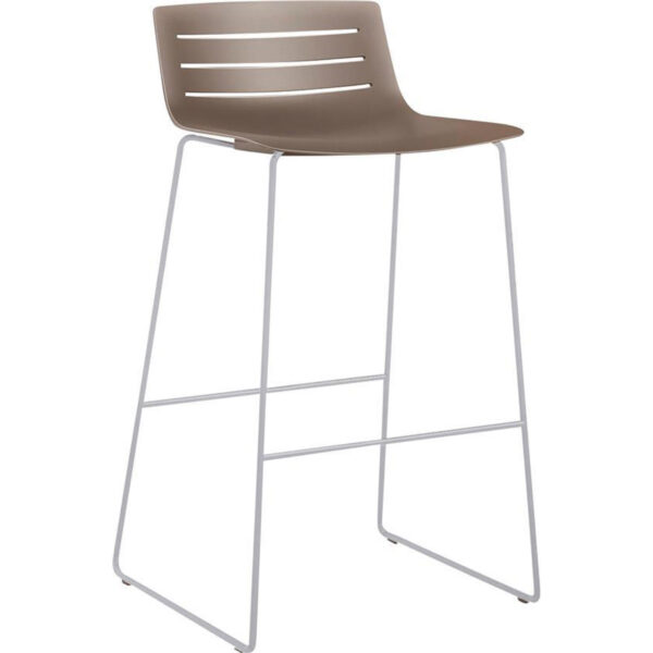 SKIN barstol med sædehøjde 73cm-SKIN barstol - CHOKOLADE