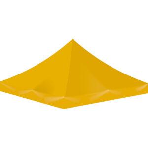 StandUp Tagdug 4x4m-StandUp Tagdug 4x4m - GUL