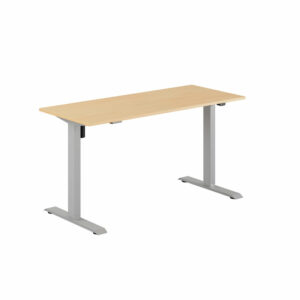 EASY Hæve/Sænkebord m/1 motor 140x60cm-EASY Hæve/Sænkebord m/1 motor 140x60cm  BØG-GRÅ