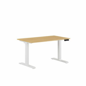 Premium Hæve/Sænkebord m/2 motorer 120x70cm-Premium Hæve/Sænkebord m/2 motorer 120x70cm  EG -HVID