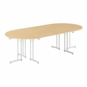 Konferencebord - 260x120cm - Sammenklappeligt bord-Konference Style - 260x120cm - BØG-HVID