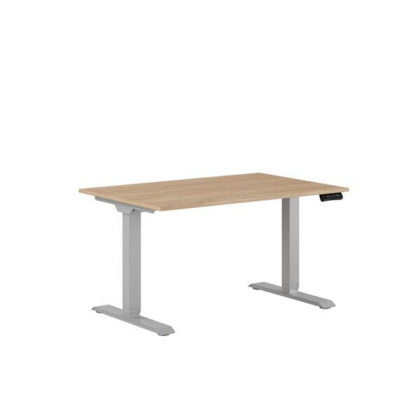 Premium Hæve/Sænkebord m/2 motorer 120x80cm-Premium Hæve/Sænkebord m/2 motorer 120x80cm  URBAN-GRÅ