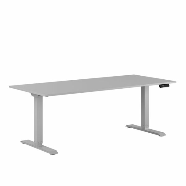 Premium Hæve/Sænkebord m/2 motorer 180x80cm-Premium Hæve/Sænkebord m/2 motorer 180x80cm  GRÅ -GRÅ
