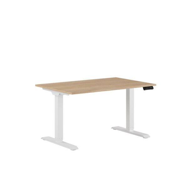 Premium Hæve/Sænkebord m/2 motorer 120x80cm-Premium Hæve/Sænkebord m/2 motorer 120x80cm  URBAN-HVID