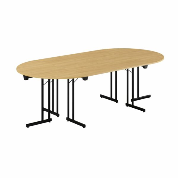Konferencebord - 240x120cm - Sammenklappeligt bord-Konference Style - 240x120cm - EG-SORT