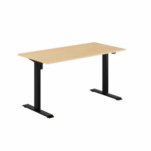 EASY Hæve/Sænkebord m/1 motor 140x70cm-EASY Hæve/Sænkebord m/1 motor 140x70cm  BØG-SORT
