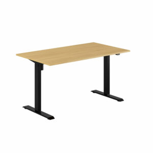 EASY Hæve/Sænkebord m/1 motor 140x80cm-EASY Hæve/Sænkebord m/1 motor 140x80cm  EG-SORT