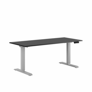 Premium Hæve/Sænkebord m/2 motorer 160x70cm-Premium Hæve/Sænkebord m/2 motorer 160x70cm  SORT -GRÅ