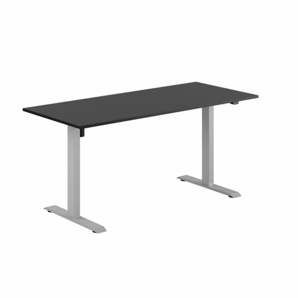 EASY Hæve/Sænkebord m/1 motor 160x70cm-EASY Hæve/Sænkebord m/1 motor 160x70cm  SORT-GRÅ