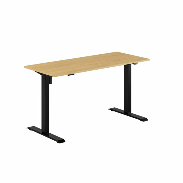 EASY Hæve/Sænkebord m/1 motor 140x60cm-EASY Hæve/Sænkebord m/1 motor 140x60cm  EG-SORT